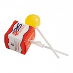 Lollipop in diverse smaken in individuele verpakking 10 g kleur geschmacksvermischung derde Weergave