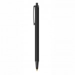 Bdrukte pen van BIC® met blauwe inkt kleur zwart