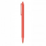 Bdrukte pen van BIC® met blauwe inkt kleur rood