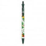 Bdrukte pen van BIC® met blauwe inkt kleur groen eerste weergave
