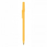 BIC® reclamepennen met sneldrogende inkt kleur geel