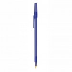Iconische bedrukte pennen met logo van BIC® kleur marineblauw