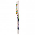 Elegante bedrukte pen van het merk BIC® kleur wit eerste weergave