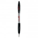 BIC® reclame pennen met transparante body kleur zwart eerste weergave