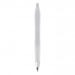 Ultrazachte BIC® reclamepennen met gel kleur wit