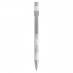 BIC® pennen met logo en hoog schrijfcomfort kleur wit eerste weergave