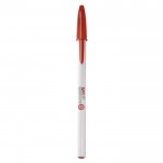 Reclame pen van BIC® met sneldrogende inkt kleur rood eerste weergave