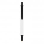 Elegante bedrukte pen met logo van BIC® kleur zwart
