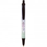 Elegante bedrukte pen met logo van BIC® kleur zwart eerste weergave