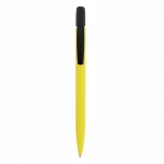 Bedrukte eco pennen van het merk BIC® kleur geel