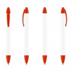 BIC® bedrukte eco pennen met logo uit Europa kleur rood eerste weergave