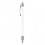 BIC® bedrukte eco pennen met logo uit Europa kleur grijs