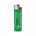Bedrukte BIC® aansteker van klein formaat kleur groen eerste weergave