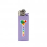 Compacte BIC® aansteker met logo kleur lila eerste weergave