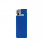 Populaire elektronische BIC®-aansteker met logo kleur marineblauw