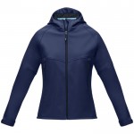 Duurzame jas met logo voor vrouwen, 280 g/m2 in de kleur marineblauw