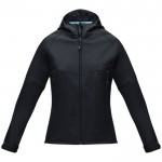 Duurzame jas met logo voor vrouwen, 280 g/m2 in de kleur zwart