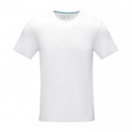 Heren T-shirt GOTS van bio katoen 160 g/m2 Elevate NXT kleur wit tweede weergave voorkant