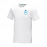 Heren T-shirt GOTS van bio katoen 160 g/m2 Elevate NXT kleur wit weergave zeefdruk
