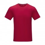Heren T-shirt GOTS van bio katoen 160 g/m2 Elevate NXT kleur rood tweede weergave voorkant