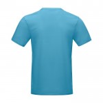 Heren T-shirt GOTS van bio katoen 160 g/m2 Elevate NXT kleur blauw tweede weergave achterkant