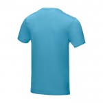 Heren T-shirt GOTS van bio katoen 160 g/m2 Elevate NXT kleur blauw derde weergave achterkant