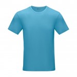 Heren T-shirt GOTS van bio katoen 160 g/m2 Elevate NXT kleur blauw tweede weergave voorkant