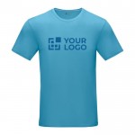 Heren T-shirt GOTS van bio katoen 160 g/m2 Elevate NXT kleur blauw met afdrukgebied
