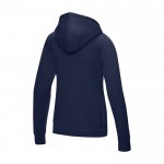 Vrouwen GOTS biokatoenen sweatshirt 280 g/m2 Elevate NXT kleur marineblauw derde weergave achterkant