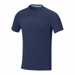 gerecyclede t-shirts 160 g/m2 kleur marineblauw