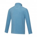 Heren vest van gerecycled polyester 174g/m2 Elevate NXT kleur blauw derde weergave achterkant