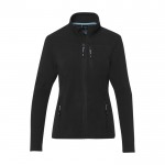 Dames jas van gerecycled polyester 174 g/m2 Elevate NXT kleur zwart tweede weergave voorkant