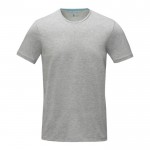 Bedrukte T-shirts van bio katoen in de kleur grijs