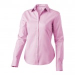 Katoenen dames blouse met opdruk, 142 g/m2 in de kleur lichtroze