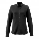Bedrukte overhemden voor vrouwen, 200 g/m2 in de kleur zwart