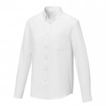 Shirt met lange mouwen 130 g/m2 kleur wit