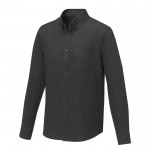 Shirt met lange mouwen 130 g/m2 kleur zwart