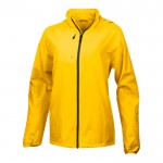 240T polyester regenjas met opdruk, 80 g/m2 in de kleur geel