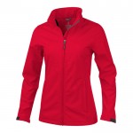 Ademende polyester jas met logo, 270 g/m2 in de kleur rood