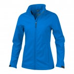 Ademende polyester jas met logo, 270 g/m2 in de kleur blauw