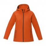 Vrouwen polyester jas 250 g/m2 Elevate Essentials kleur oranje tweede weergave voorkant