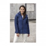 Vrouwen polyester jas 250 g/m2 Elevate Essentials kleur blauw luxe weergave
