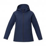 Vrouwen polyester jas 250 g/m2 Elevate Essentials kleur marineblauw tweede weergave voorkant
