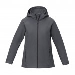 Vrouwen polyester jas 250 g/m2 Elevate Essentials kleur donkergrijs tweede weergave voorkant