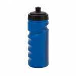Sportieve fles met ergonomisch logo kleur blauw