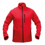 Softshell jassen voor promotie, 300 g/m2 in de kleur rood