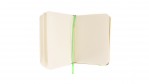 Gestanst kartonnen notitieblok kleur groen tweede weergave