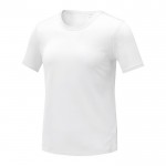 Dames T-shirt van polyester 105 g/m2 kleur wit