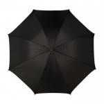 Handmatige paraplu met schouderband kleur zwart tweede weergave