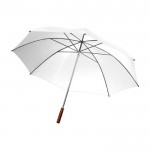 Handmatige paraplu met schouderband kleur wit tweede weergave